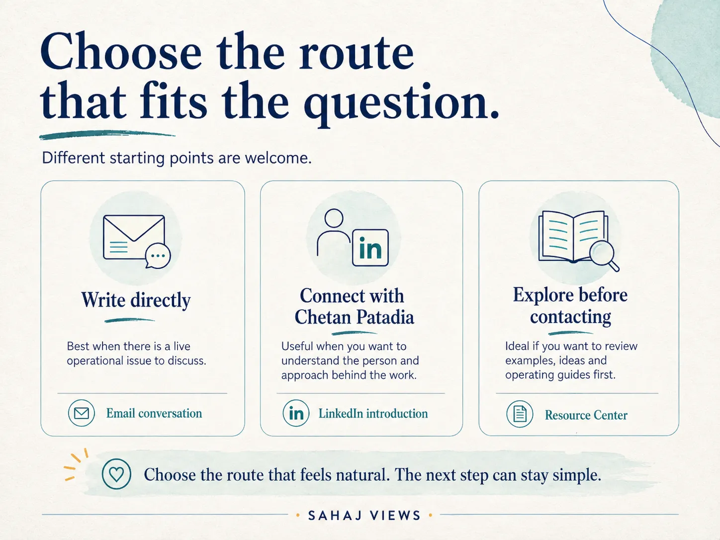 Other ways to connect